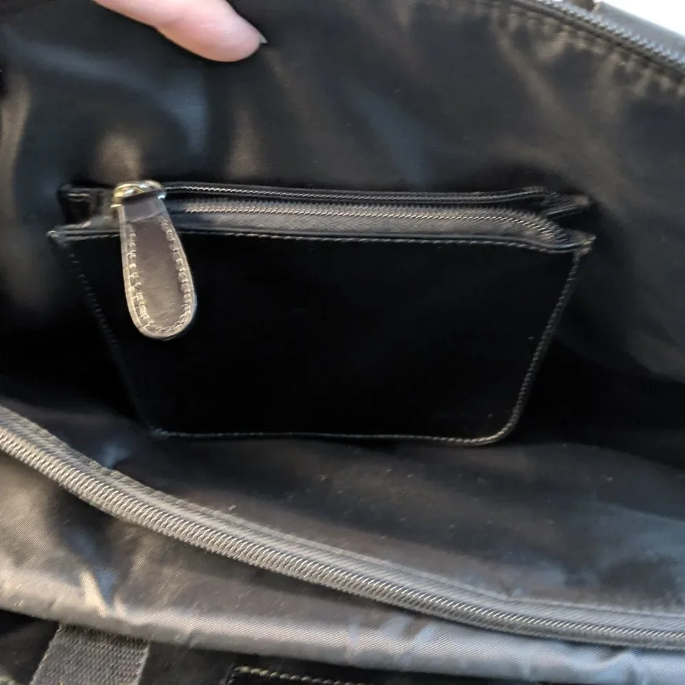 Metro Chic handbag briefcase leather‎ laptop bag to